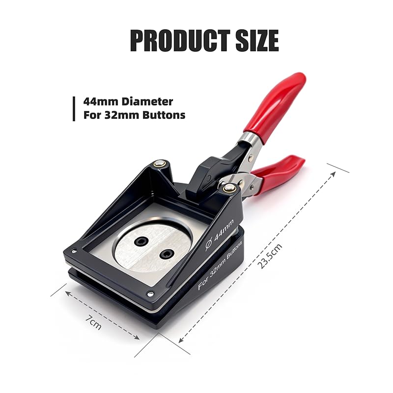 ChiButtons Handling Paper Cutter for Button Round 32mm Metric System (Cutting Size:44mm) - Image 2